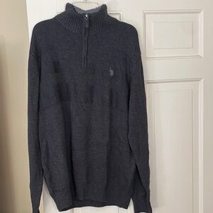 Polo Ralph Lauren Dark Gray Zip-Up Sweater
